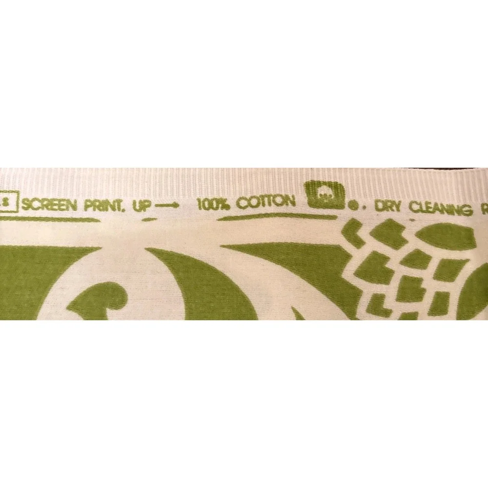 2 Yards Waverly Fun Floret Floral Fabric 72x56 Green White
